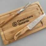 Kit churrasco em bambu - 10 unidades